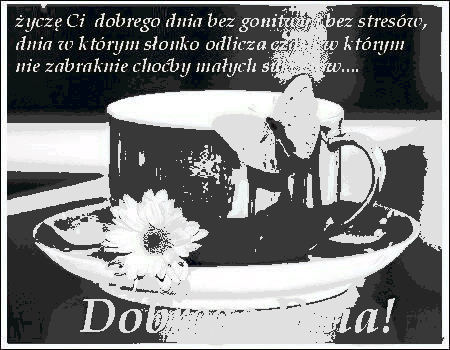 Kawa i wierszyk na dobry dzień